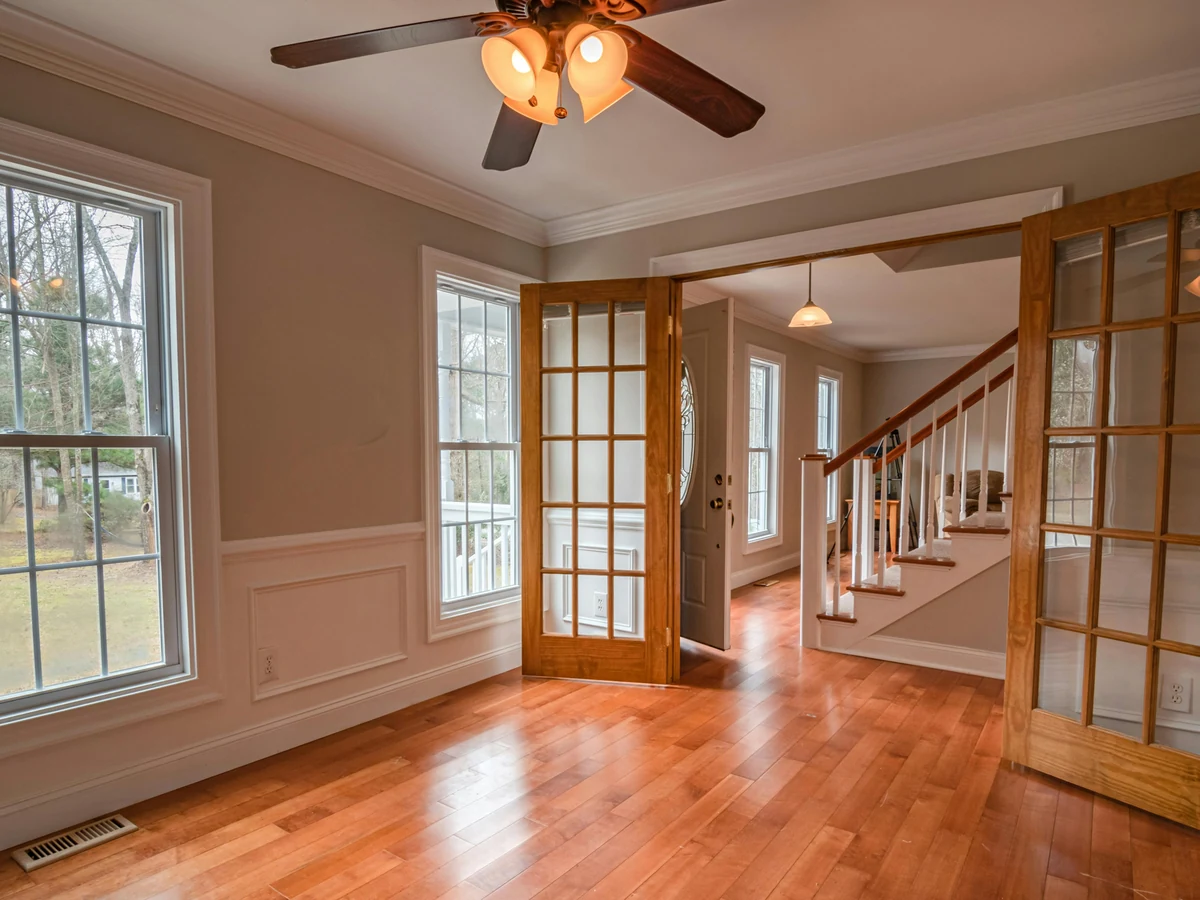 Interior Painting Living Room Ceiling by Plymouth Painters in Plymouth