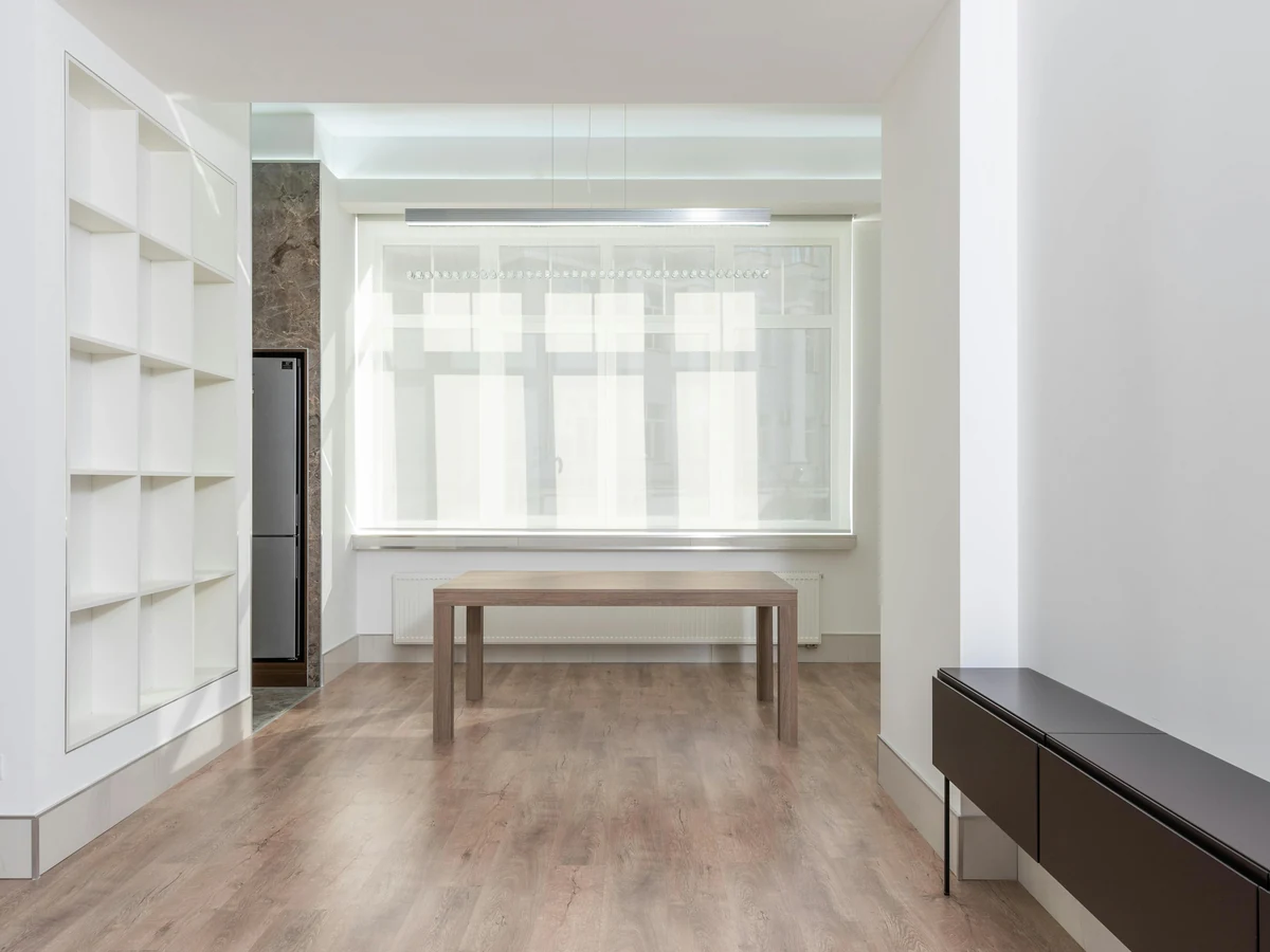 Interior Painting Minimal White Room by Plymouth Painters in Plymouth